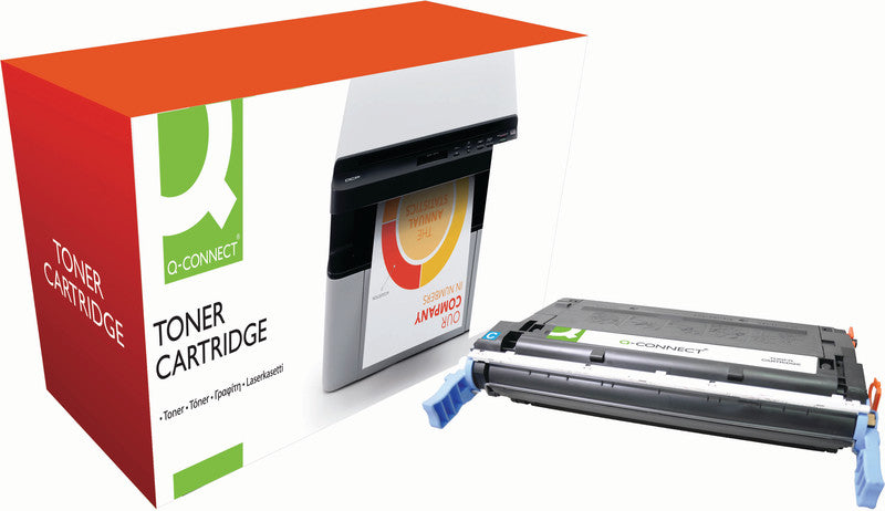 Q-Connect – Toner C9721A/EP-85 – cyan, 8000 Seiten