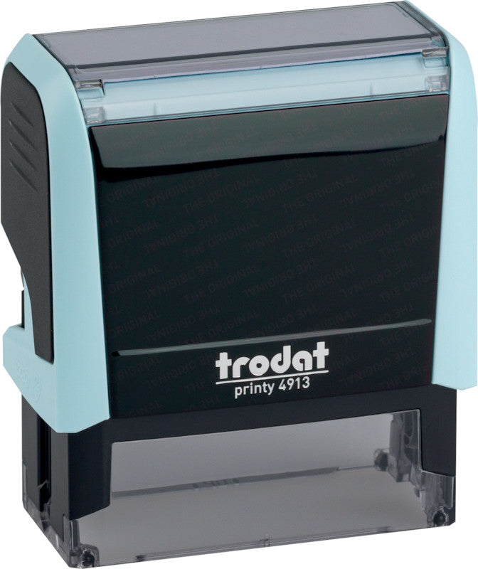 Trodat Motivstempel Printy 4913 – Motiv: zum Selbersetzen, selbstfärbend, Kunststoff, 58 × 22 mm