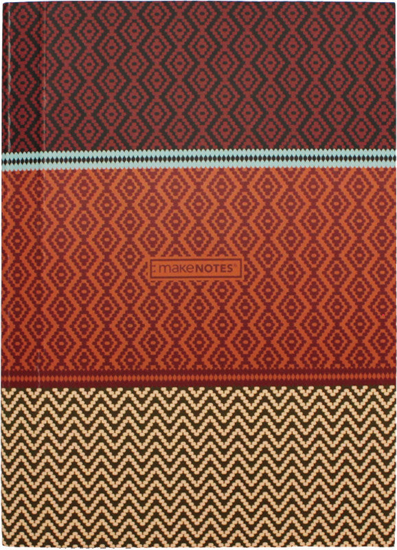 Makenotes Notizbuch, A6, liniert, Fadenheftung, Hardcover, 40 Seiten, 80 g/m² – mehrfarbig