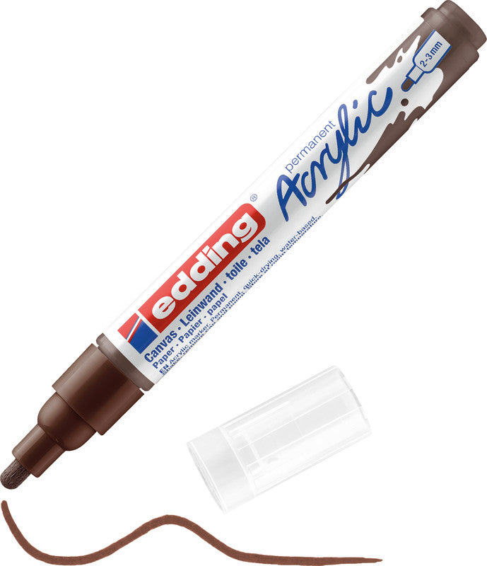 Edding Acrylmarker für Permanent-Marker – Schokoladenbraun