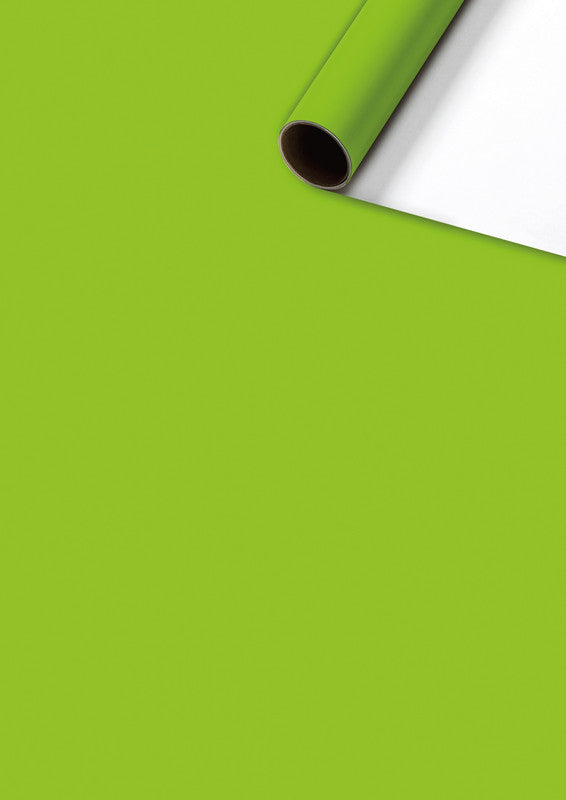 Stewo Geschenkpapier – hellgrün – gestrichenes Papier – 70 cm × 2 m – FSC-zertifiziert