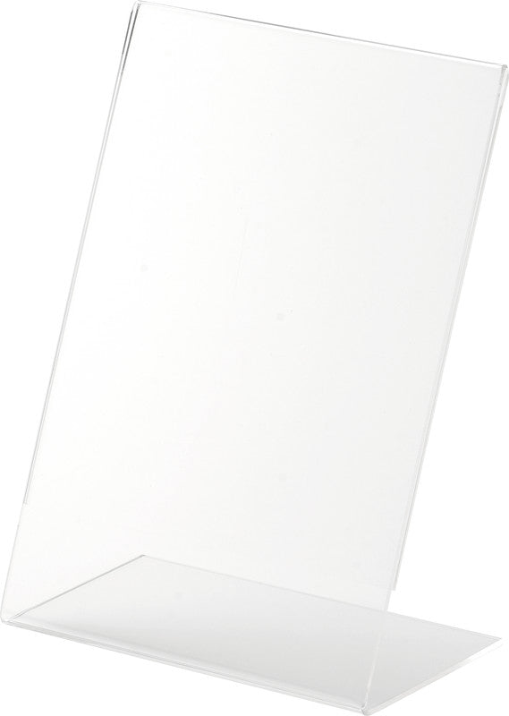 Helit Tischaufsteller the presenter – für A4 hoch, 1 Fach, transparent, Kunststoff, 210×104×293 mm