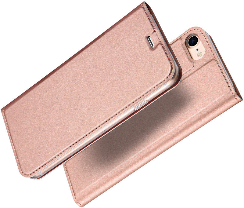 Dux Ducis Booklet-Hülle Skin Pro – für Apple iPhone XR – Roségold – mit Kartenfach, Magnetverschluss
