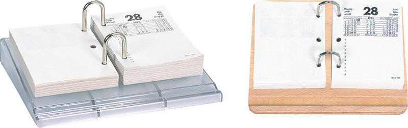 Biella Kalendersockel Kalender-Einlage – 2-fach (70 mm), 8 × 10,8 cm