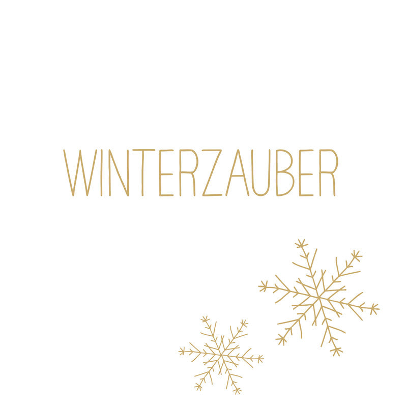 Ppd Servietten Winterzauber – 33 × 33 cm – 3-lagig, Tissue – 20 Stk., FSC