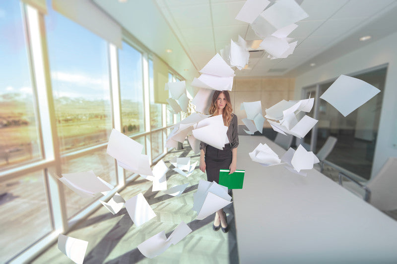 Q-CONNECT Schnellhefter – A4, PP, grün, Beschriftungsfeld