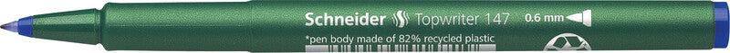 Schneider Schreibgeräte Topwriter 147 Fineliner – 10er-Set – blau