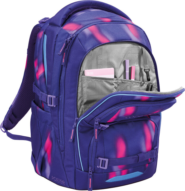 Coocazoo Rucksack Porter – Aurora Glow – 35 l – aus 100% recycelten PET-Flaschen