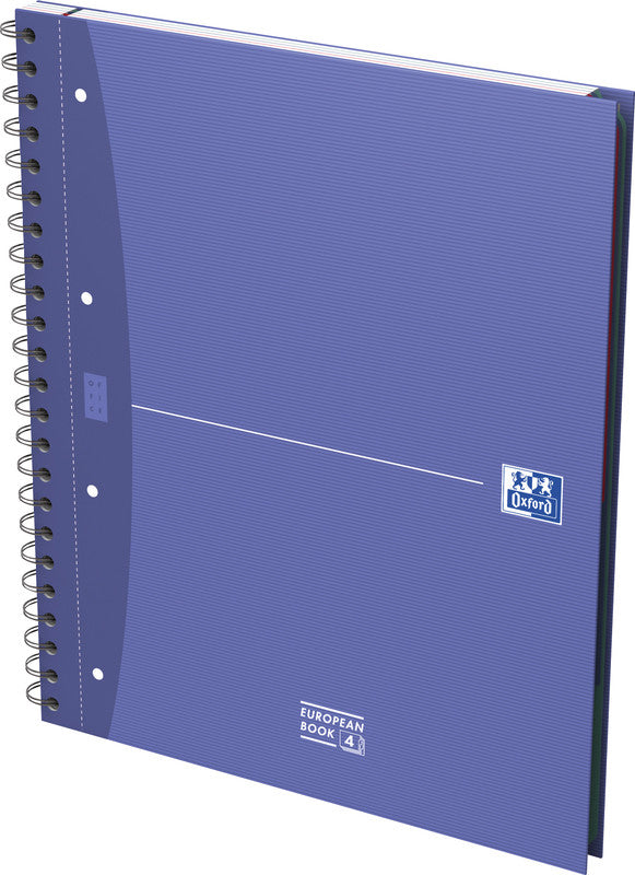 Elba Oxford – Collegeblock Essentials, 222 × 298 mm, kariert 5 mm, 120 Blatt – sortiert, für SCRIBZEE App