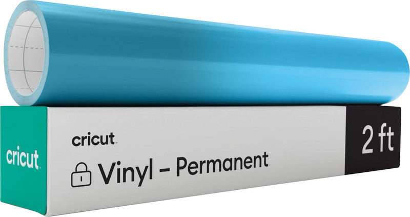 Cricut Aufbügelfolie glänzend – türkis/hellblau – 30 × 60 cm – für Cricut Schneideplotter