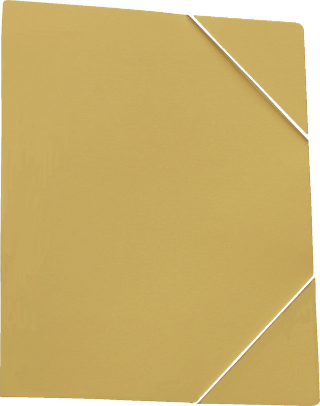 EROLA Sammelmappe für A4, Karton, Gelb, mit Gummizug
