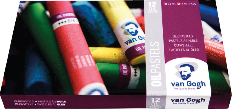 Van Gogh – Ölpastelle – Set – 12 Farben, für dunkles Papier