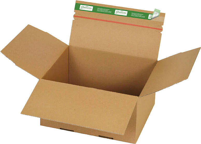 Grünmarie Umzugsbox, braun – 312 × 223 × 140 - 224 mm