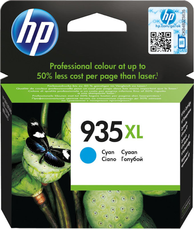 HP Tintenpatrone 935XL, cyan, 825 Seiten