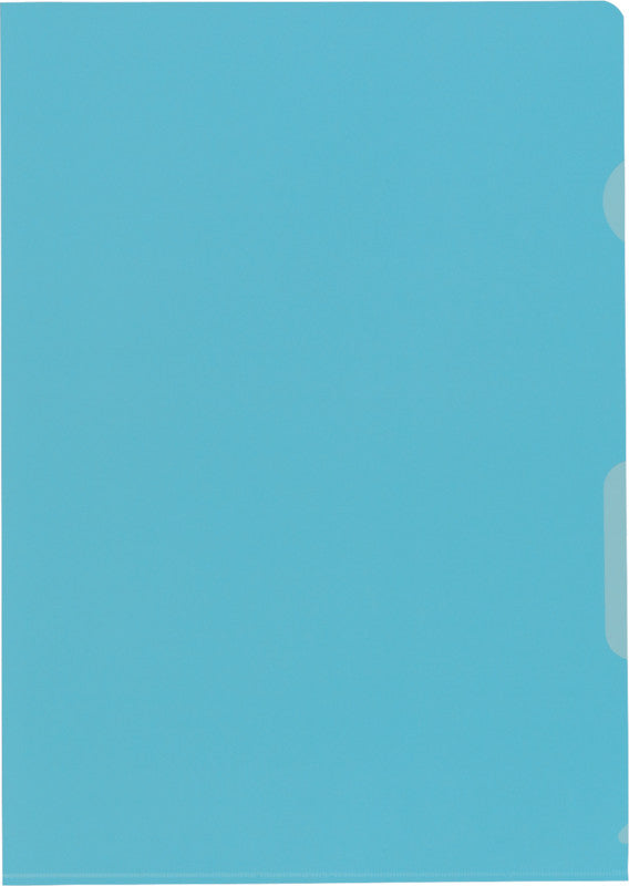 Kolma Sichtmappe A4 – Blau, Kunststoff, Matt, 100 µm, 100er-Pack