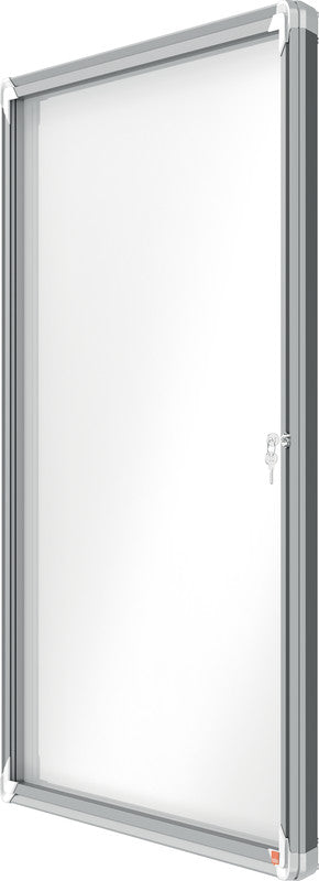 Nobo Schaukasten, 12 × A4 – Metall, Sicherheitsglas, abschliessbar, Aussenbereich, 92,4 × 97 × 4,3 cm