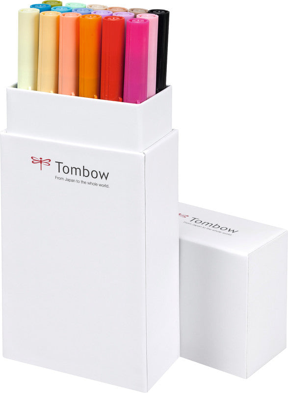 Tombow Filzstifte ABT Dual Brush Pen, 18 Stk.