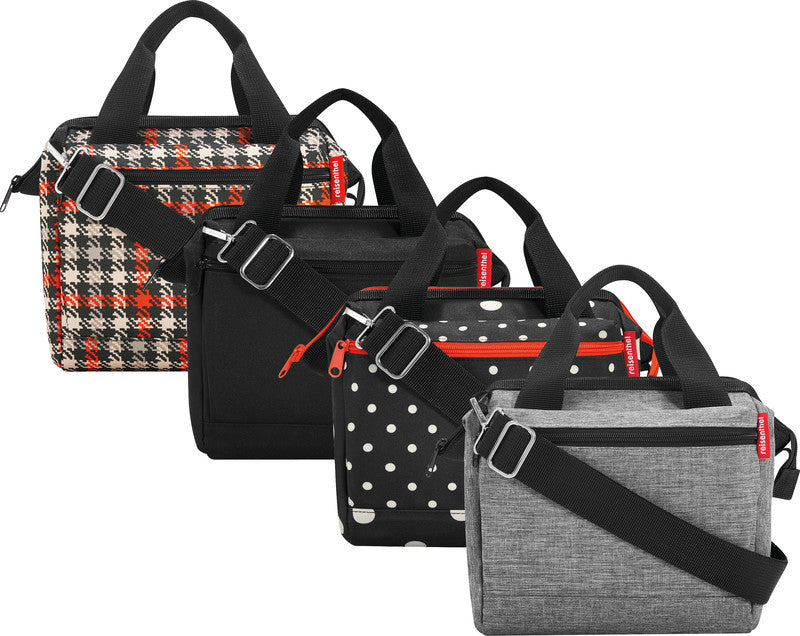Reisenthel Allrounder Cross Umhängetasche – 4 l, Polyester, Twist Silver, 22 × 24 × 13 cm