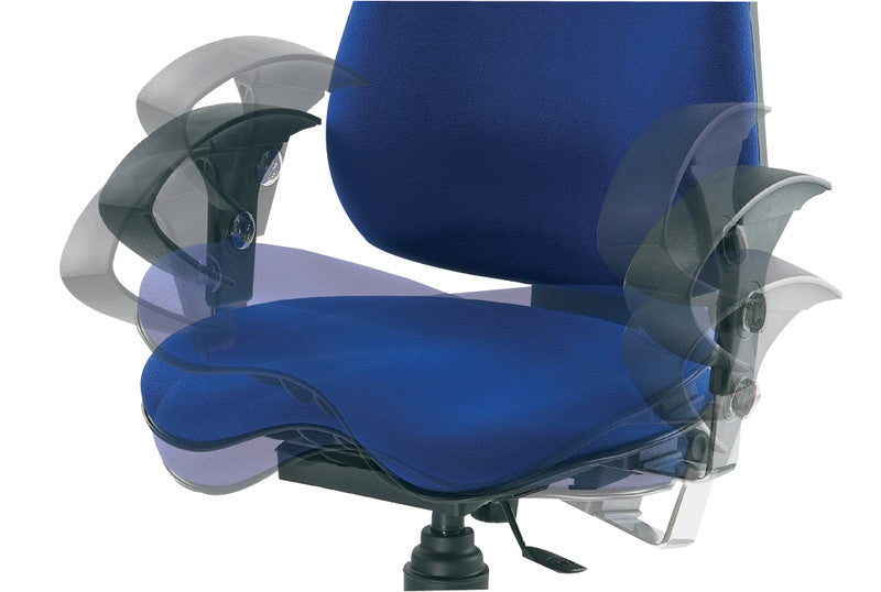 Topstar Konferenzstuhl Sitness 10 – 48 × 40 × 46–56 cm, blau
