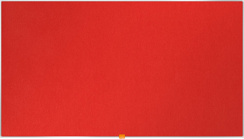 Nobo Pinnwand – Filz – 123 × 70 cm, rot, Widescreen