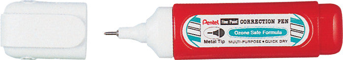 Pentel Korrekturstift Fine Point – Weiss – Rund – 12 ml