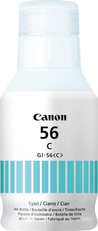 Canon Tintenpatrone GI-56C, cyan, 14'000 Seiten – für Tintenstrahldrucker/Multifunktionsgeräte