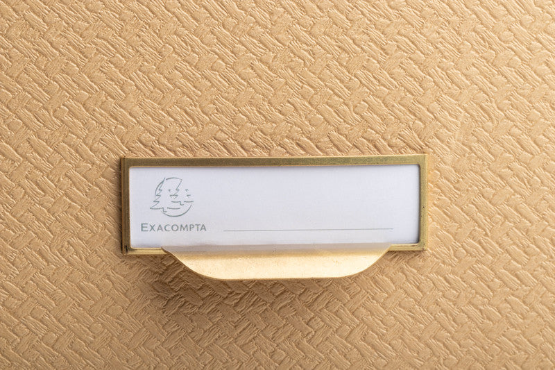 Exacompta OfficeByMe Stehsammler – A4+ – Karton – Beige – 110 × 250 × 310 mm