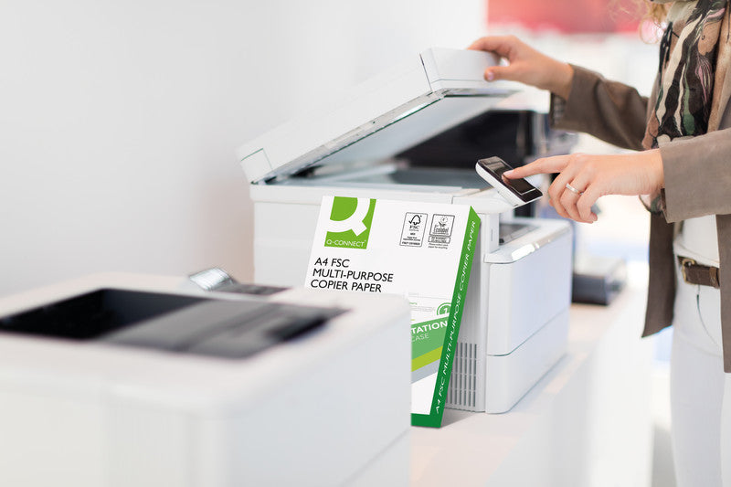 Q-Connect Universalpapier hochweiss – A4, 80 g/m², FSC – 500 Blatt