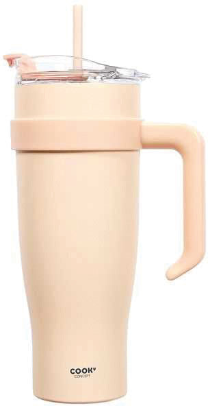 Noname Thermobecher XXL – 1,2 l – Edelstahl, isoliert, Schraubverschluss, auslaufsicher – Miami
