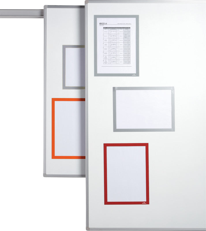Durable Magnetrahmen – A6 – Schwarz – 5er-Pack