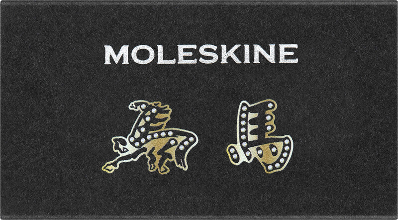 Moleskine Anstecker – Jahr des Pferdes – 2-teilig – Zinklegierung, mehrfarbig