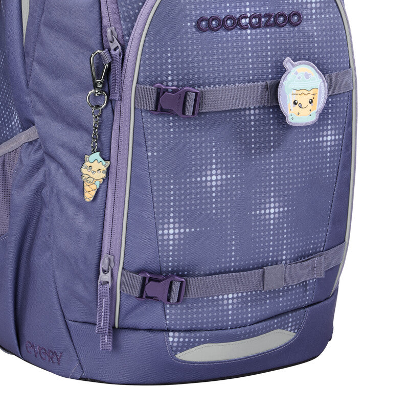 Coocazoo Rucksack – Every – Lavender Sky – 30,0 × 46,0 × 22,5 cm – aus 100% recycelten PET-Flaschen