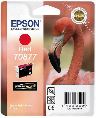 Epson Tintenpatrone T0877, magenta, 915 Seiten – für Inkjetdrucker und Multifunktionsgeräte