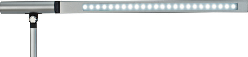 MAUL LED Tischleuchte Rubia Colour Vario – USB, dimmbar – 3000–6000 K – 340 lm 6 W – Silber, Aluminium