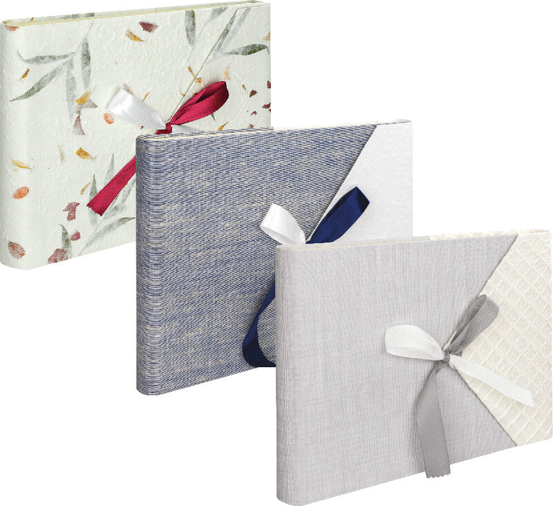ZEP Gästebuch BUSTA – 60 Seiten – 300 × 240 mm – gebunden, Pergamentpapier, blau