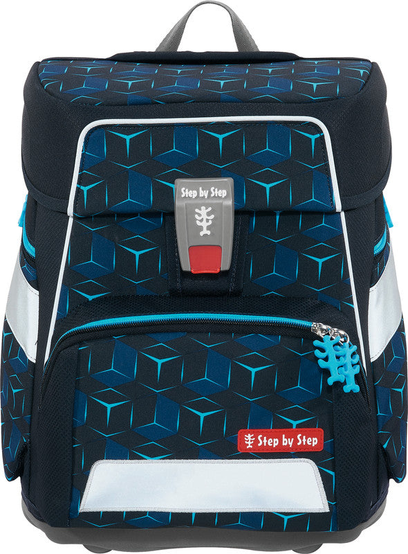 Step by Step Schulrucksack-Set – 5-teilig – Tiger Night Kimba – Recycelte Materialien