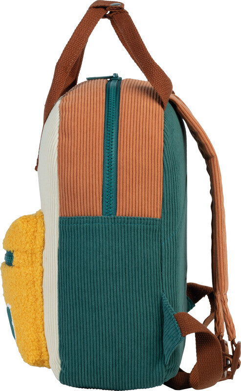 Glühwürmchen Kindergartenrucksack Elena – 7 l, mit Namensschild, Polyester – Gelb/Braun, 240 × 300 × 100 mm