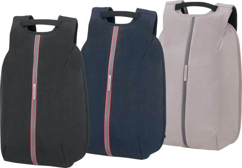 Samsonite Securipak S – Notebook-Rucksack – für 14,1" Notebook, 10 l, Kunststoff, Grau