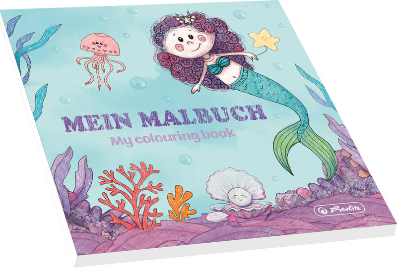 Herlitz Mermaid, Zeichenpapier, 20 × 20 cm, Mehrfarbig