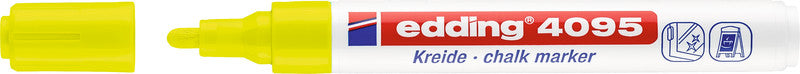 Edding Kreidemarker 4095 – Rund, 2–3 mm – Neongelb
