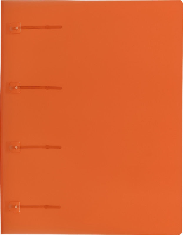 Kolma Schnellhefter – A4, PP, orange, für Zeigebuchtaschen, Fassungsvermögen 40