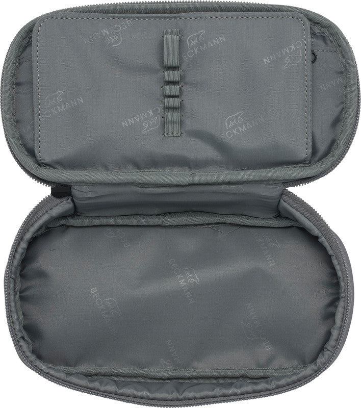 Beckmann Sport Jr. Etui Schlamperetui, leer – Grün Gepolstert – Polyester – 22 × 11 × 5 cm