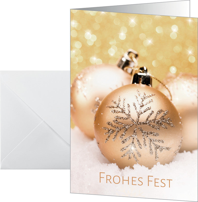 Sigel Grusskarte Christmas Joy – A6 (105 × 148 mm) – mit Umschlägen, für Inkjet/Laser/Kopierer
