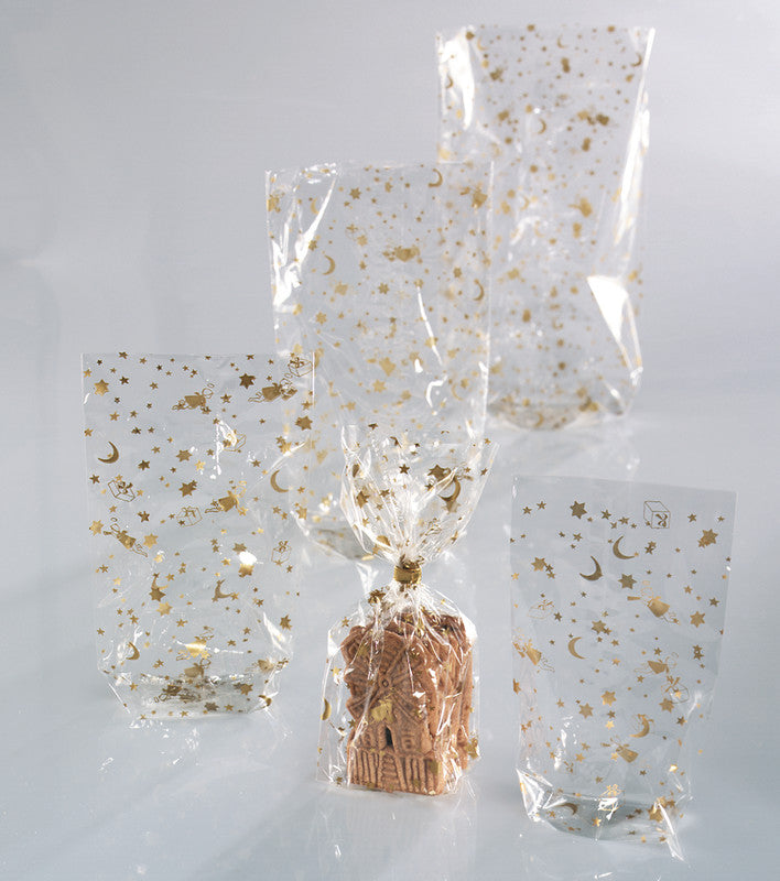 Folia Cellophantüten – Weihnachten – lebensmittelecht – 180 × 300 mm – 10 Stk.