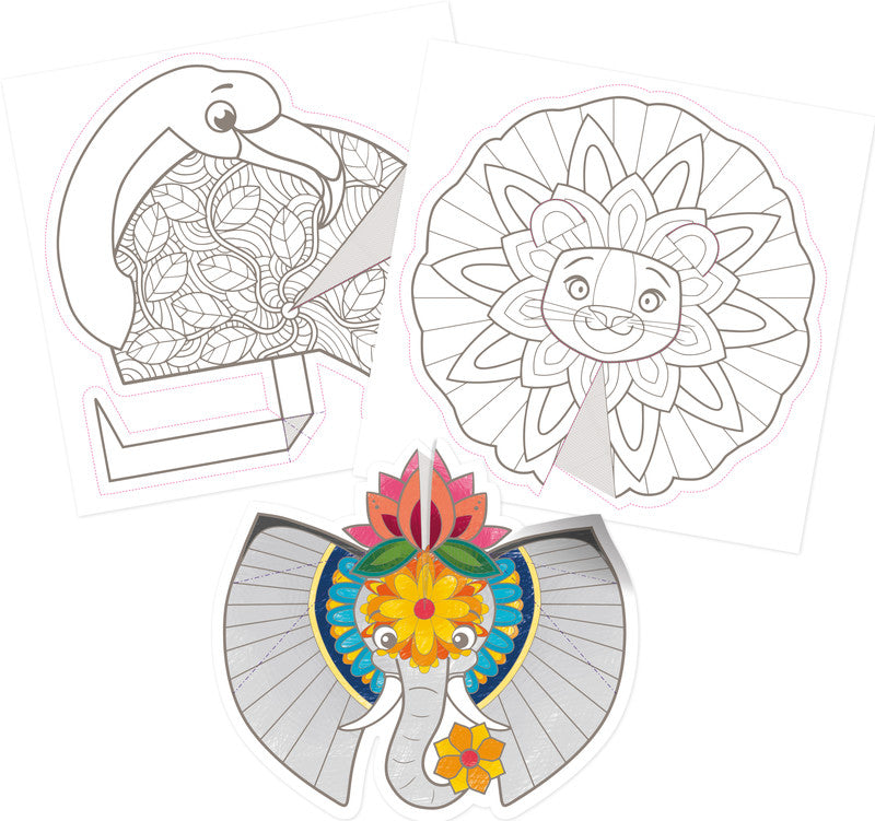 Avenue mandarine Mandala Graffy Pop Malbuch, Karton, 20 × 25,5 cm, Mehrfarbig, ab 6 Jahren