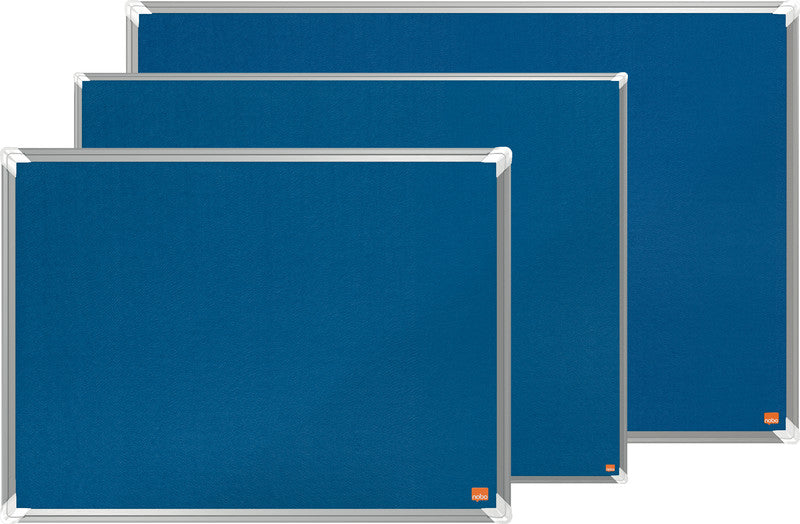 Nobo Pinnwand – Filz, Alurahmen – 90 × 60 cm, Premium Plus