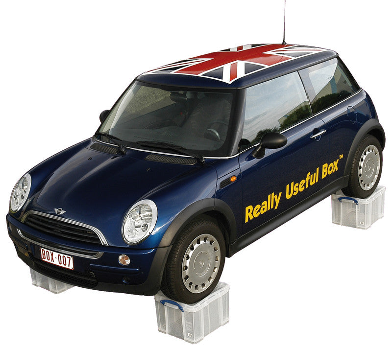 Really Useful Boxes Ordnungsbox – Kunststoff, transparent, 44 × 31 × 71 cm