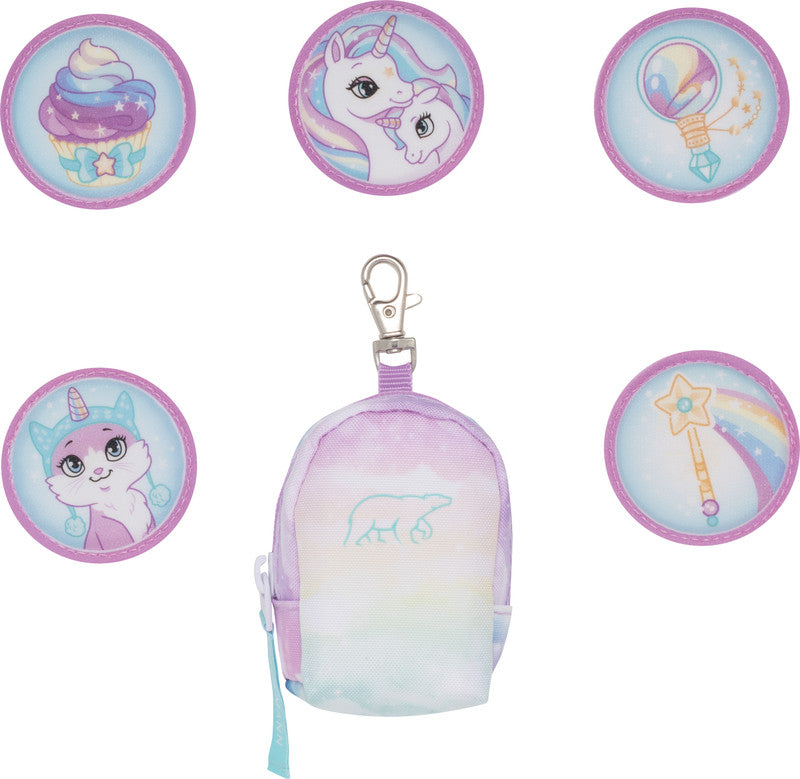 Beckmann Schulrucksack-Set – 6-teilig – Einhorn – mit Leuchteffekt