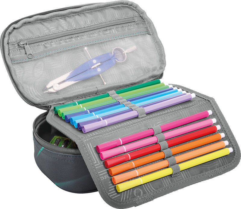 Coocazoo Every Schlamperetui, gefüllt, 1-teilig – Arrow Drift – Kunststoff – 23 × 7 × 12 cm