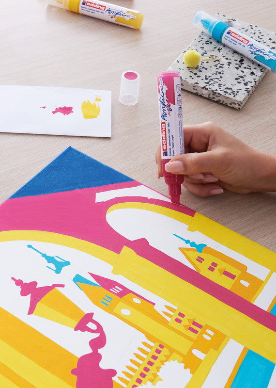 Edding Acrylmarker – Neonpink, 1er